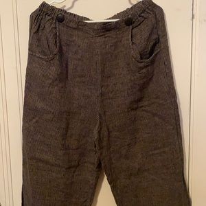Flax linen pants